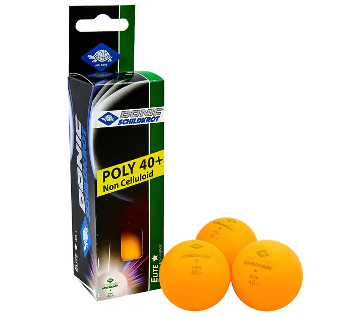 М'ячі Donic Elite 1звезда (3шт.) 40+ orange 608318-40+ М'ячі Donic Elite 1звезда (3шт.) 40+ orange 608318-40+