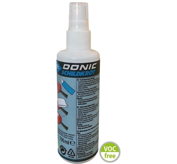 Спрей для чищення ракеток Donic Rubber cleaner spray 100 ml 828524