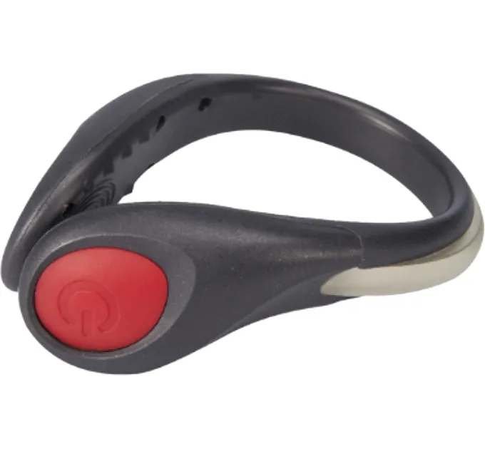 Браслет-підсвітка для бігу LED SAFETY SHOES LIGHTS Чорний, Червоний 80гр (LS3407)