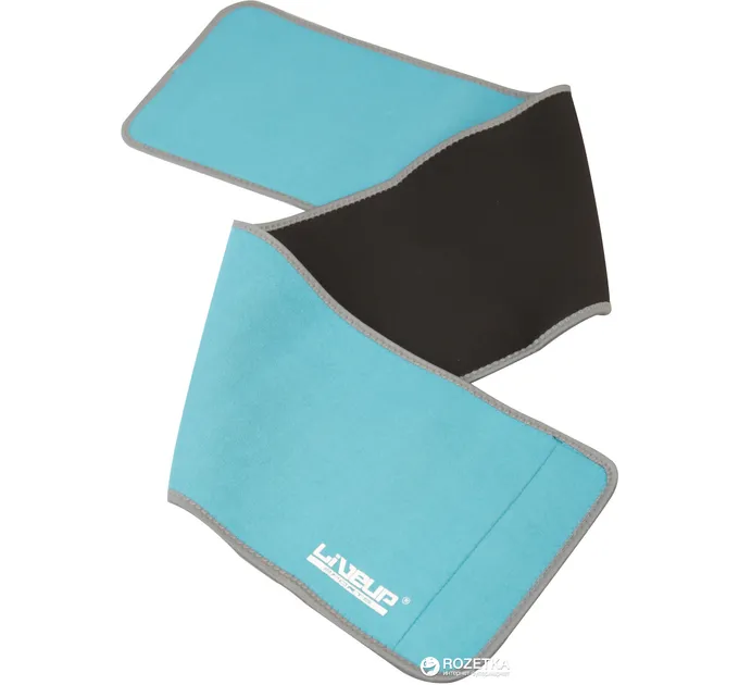 Пояс для схуднення LiveUP SLIM BELT блакитний 100x20см LS3032B