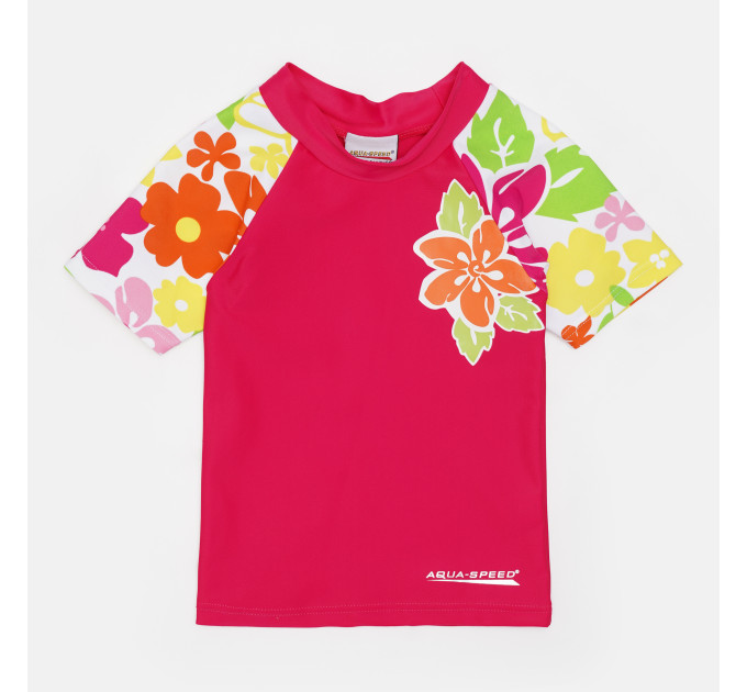 Футболка для купання Aqua Speed T-SHIRT FLOWER 2120 374 104 см Рожевий/Мультиколор (5908217621207) Футболка для купання Aqua Speed T-SHIRT FLOWER 2120 374 104 см Рожевий/Мультиколор (5908217621207)