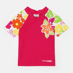 Футболка для купання Aqua Speed T-SHIRT FLOWER 2120 374 110 см Рожевий/Мультиколор (5908217621214)