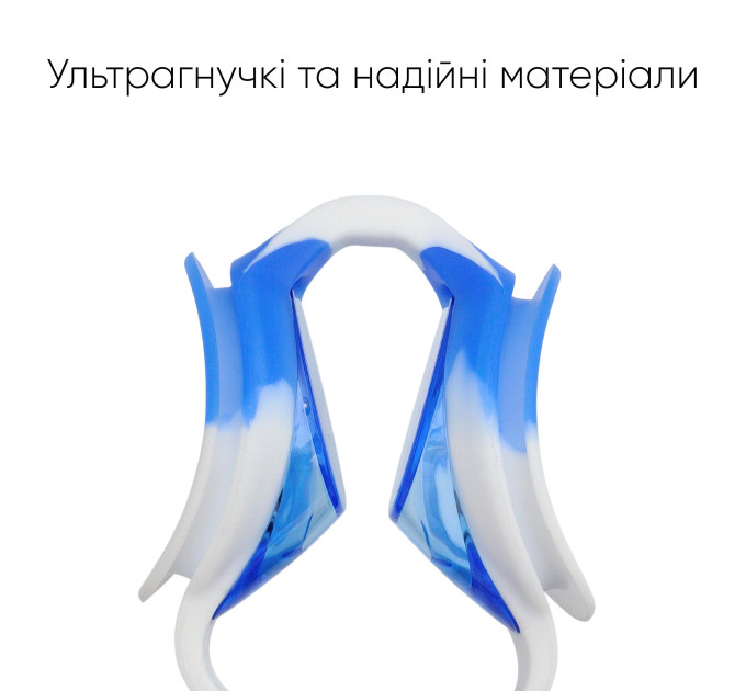 Дитячі окуляри для плавання Renvo Ailao JR Anti-fog Синій Білий OSFM (1SG200-0403)