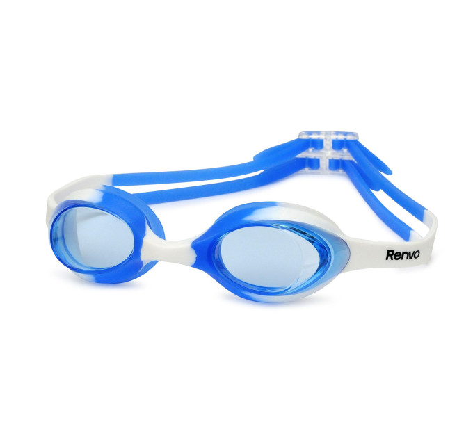 Дитячі окуляри для плавання Renvo Ailao JR Anti-fog Синій Білий OSFM (1SG200-0403)
