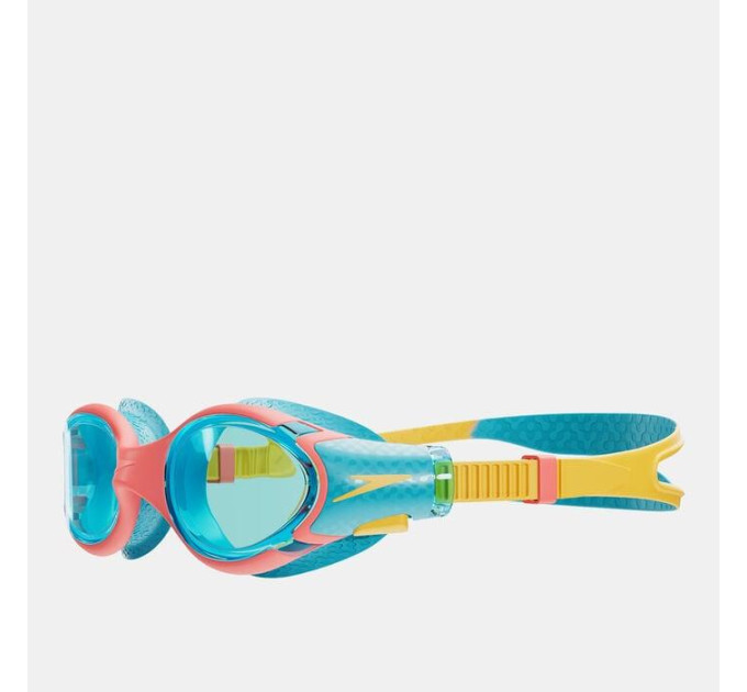 Дитячі Окуляри для плавання Speedo BIOFUSE 2.0 JU Блакитний, Червоний One Size (8-00336315948)