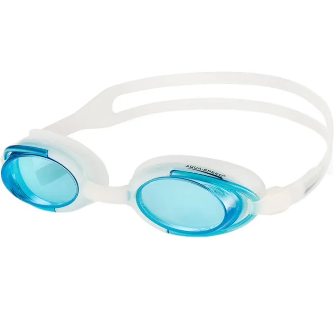 Окуляри для плавання Aqua speed Malibu білий OSFM 008-29 Окуляри для плавання Aqua speed Malibu білий OSFM 008-29
