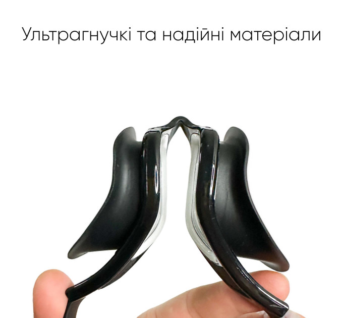 Окуляри для плавання Renvo Javari Уні Anti-fog Чорний OSFM (2SG300-01)