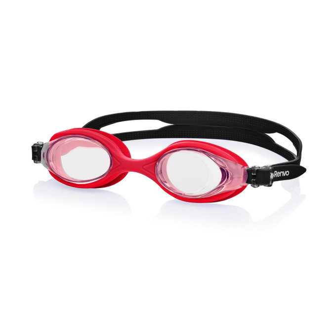 Дитячі окуляри для плавання Renvo Ertan JR Anti-fog Чорний Червоний OSFM (1SG120-0701)