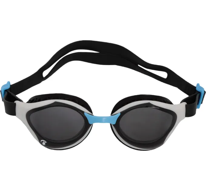 Окуляри для плавання Arena AIR-BOLD SWIPE Сірий, Чорний, Блакитний Уні OSFM (004714-101)