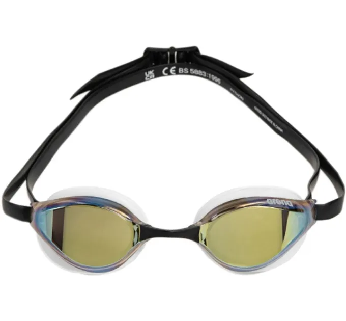 Окуляри Arena PYTHON MIRROR Золотий, Білий, Чорний OSFM (1E763-119 OSFM)