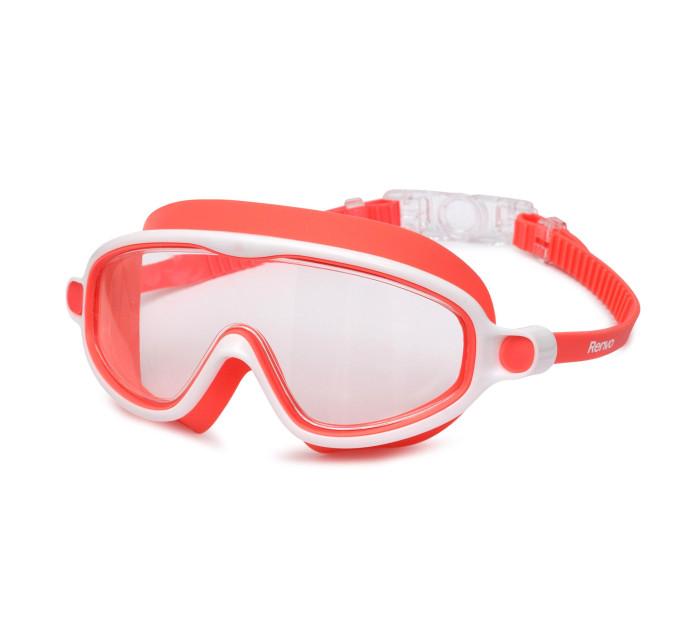Дитяча маска для плавання Renvo Garsen JR Anti-fog Червоний Білий OSFM (1SM110-0503)