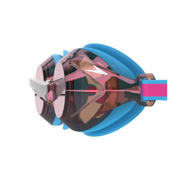 Дитячі Окуляри для плавання Speedo JUNIOR VANQUISHER 3.0 MIRROR Рожевий, Блакитний One Size (8-00475116553)