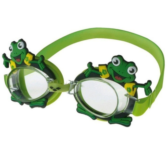Окуляри для плавання Arena BUBBLE ARENA WORLD зелений, жабка Діт OSFM арт92339-020-1