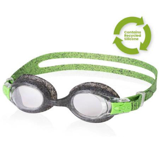 Окуляри для плавання Aqua Speed AMARI RECO 60517 чорний,зелений Діт OSFM 041-12