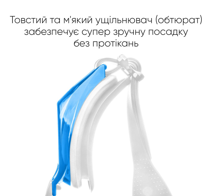 Окуляри для плавання Renvo Barkol Уні Anti-fog Білий OSFM (2SG620-0306)