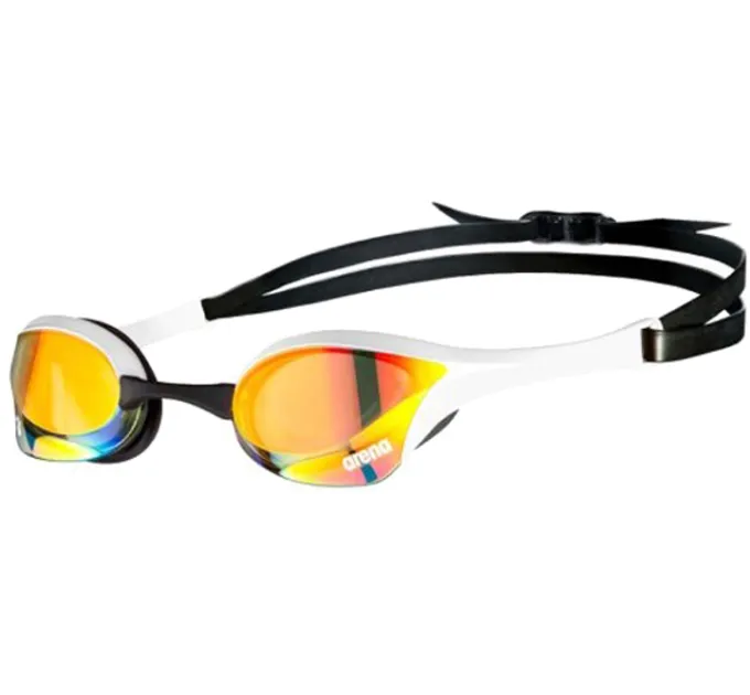 Окуляри для плавання Arena COBRA ULTRA SWIPE MR Жовтий, Мідно-білий OSFM (002507-310 OSFM)