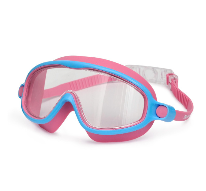 Дитяча маска для плавання Renvo Garsen JR Anti-fog Фуксія Блакитний OSFM (1SM110-0504)