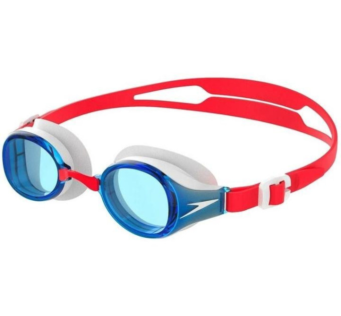 Окуляри для плавання Speedo HYDROPULSE GOG JU червоний, блакитний Діт OSFM 5053744585345