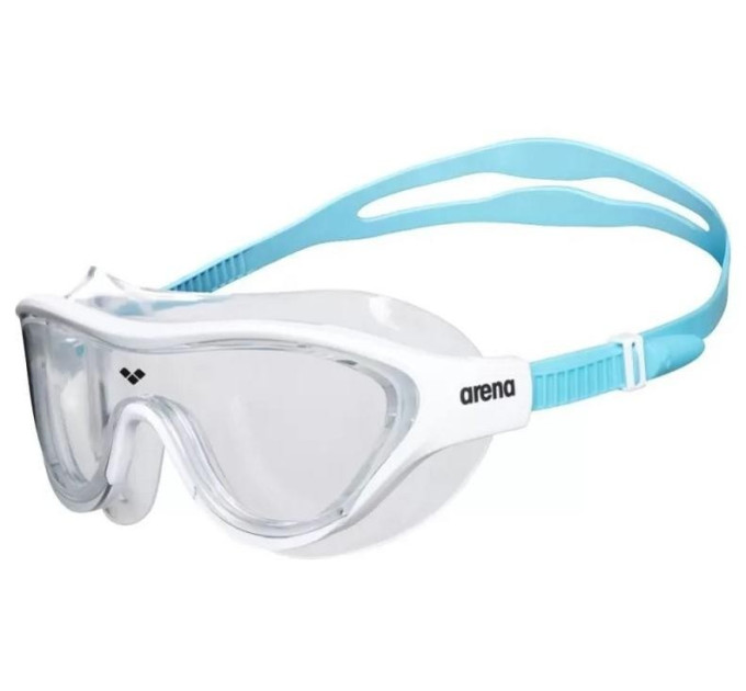Окуляри для плавання Arena THE ONE MASK JR білий, блакитний Діт OSFM 3468336579091