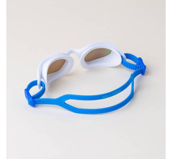 Окуляри для плавання Aqua Speed ECLIPSE MIRROR 61414 білий, блакитний Уні OFSM 5905718614141