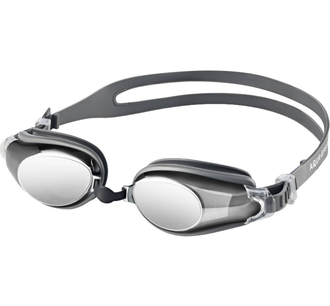 Окуляри для плавання Aqua Speed CHAMPION NEW 038-26 Сіро-дзеркальні (5908217635303)