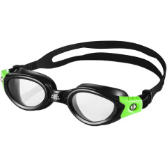 Окуляри для плавання Aqua Speed PACIFIC 6647 Чорно-зелені (5908217666475)