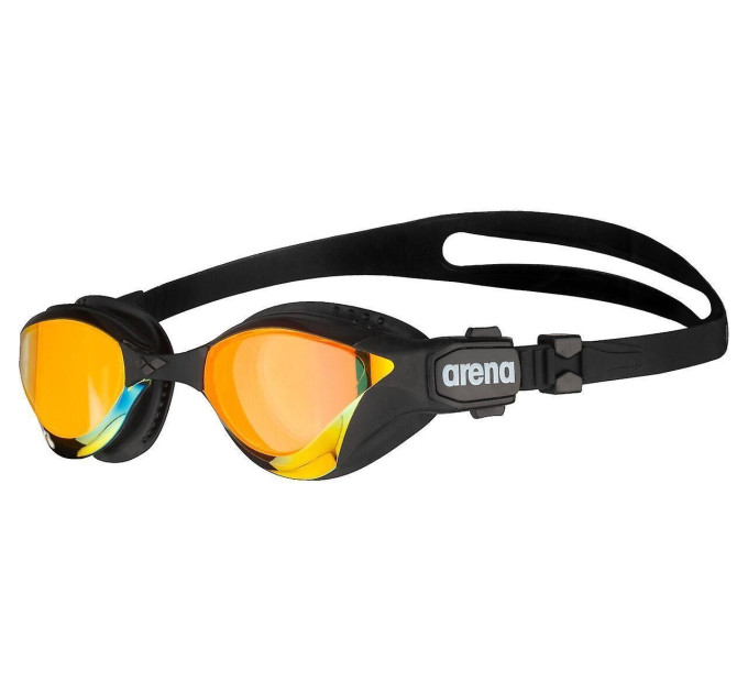 Окуляри для плавання Arena COBRA TRI SWIPE MR чорний, жовтий Уні OSFM 002508-355