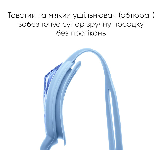 Окуляри для плавання Renvo Jinsuo Уні Anti-fog Блакитний OSFM (2SG140-064)