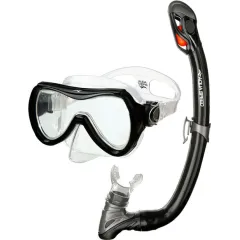 Дитячий Набір маска і трубка Aqua Speed Alize + Samos 60314 Чорний OSFM (617-07 OSFM)