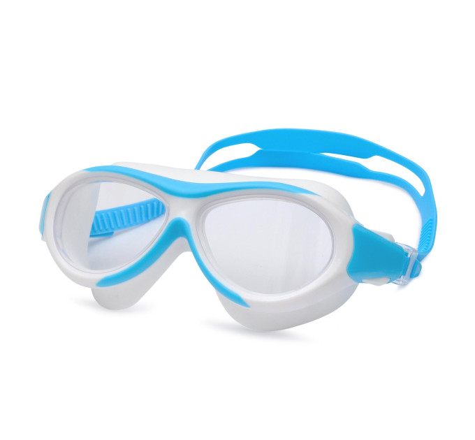 Дитяча маска для плавання Renvo Karu JR Anti-fog Білий Блакитний OSFM (1SM100-0603) Дитяча маска для плавання Renvo Karu JR Anti-fog Білий Блакитний OSFM (1SM100-0603)