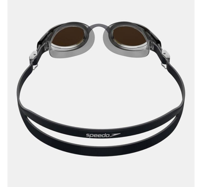 Окуляри для плавання Speedo MARINER PRO MIR GOG AU Чорний, Сірий Уні One Size (8-00237314554)