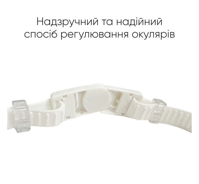 Окуляри для плавання Renvo Gilgit Уні Anti-fog Білий OSFM (2SG520-03)