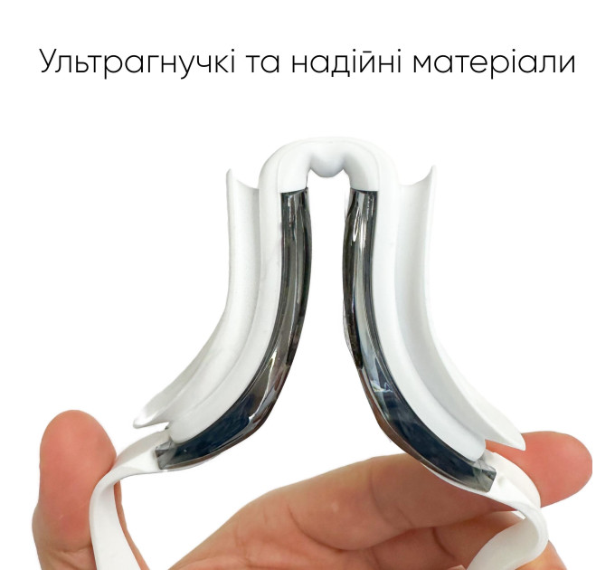 Окуляри для плавання Renvo Gilgit Уні Anti-fog Білий OSFM (2SG520-03)