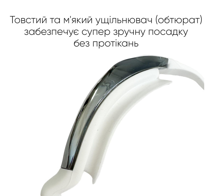 Окуляри для плавання Renvo Gilgit Уні Anti-fog Білий OSFM (2SG520-03)