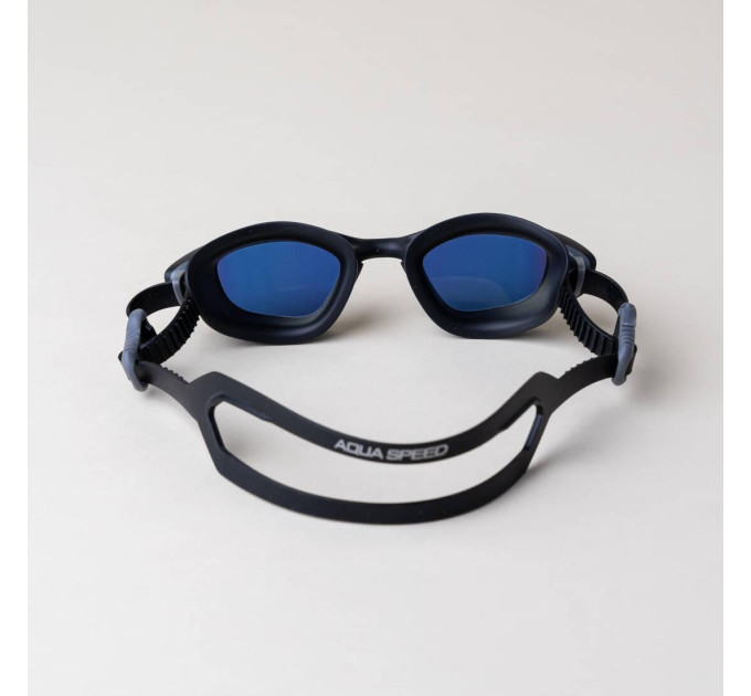 Окуляри для плавання Aqua Speed RAVEN MIRROR 61424 темно-синій Уні OFSM 5905718614240
