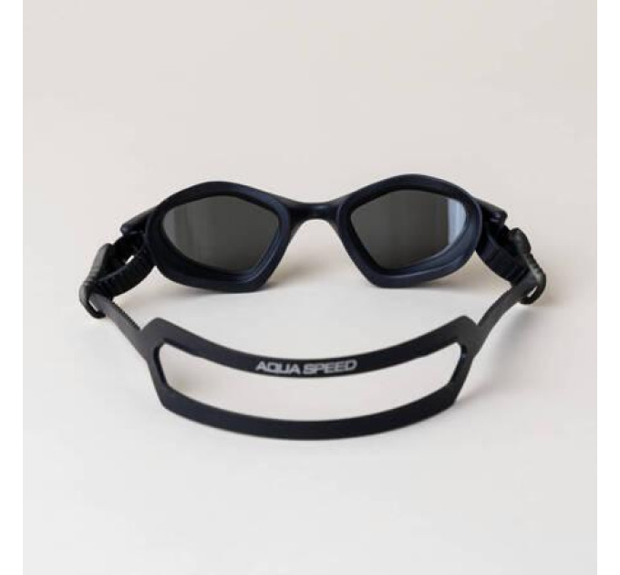 Окуляри для плавання Aqua Speed ZENITH MIRROR 61442 темно-синій, чорний Уні OFSM 5905718614424
