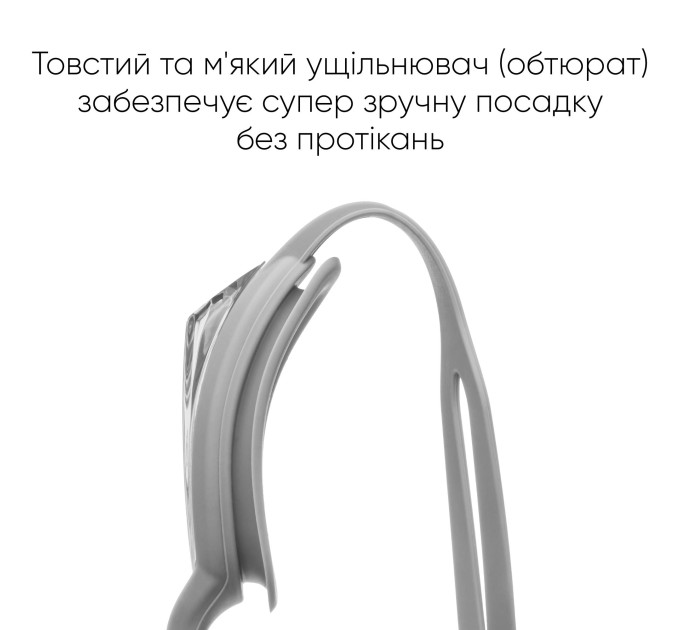 Окуляри для плавання Renvo Jinsuo Уні Anti-fog Сірий OSFM (2SG140-02)