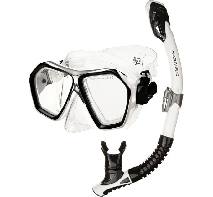 Набір маска і трубка Aqua Speed Blaze + Borneo 60317 Чорний OSFM (618-05 OSFM) Набір маска і трубка Aqua Speed Blaze + Borneo 60317 Чорний OSFM (618-05 OSFM)