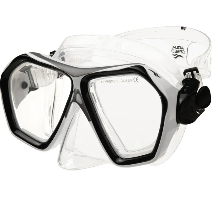 Набір маска і трубка Aqua Speed Blaze + Borneo 60317 Чорний OSFM (618-05 OSFM)