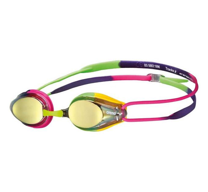 Окуляри для плавання Arena TRACKS JR MIRROR різнокольоровий Діт OSFM 1E560-896 Окуляри для плавання Arena TRACKS JR MIRROR різнокольоровий Діт OSFM 1E560-896