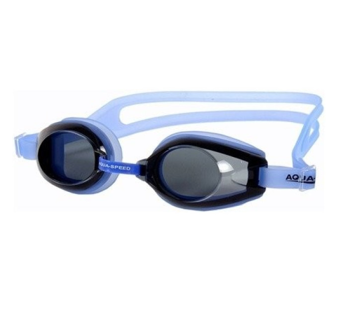 Окуляри для плавання Aqua Speed AVANTI 007-21 чорний, блакитний (5908217628985)