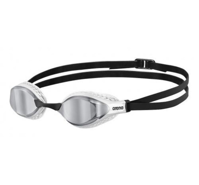 Окуляри для плавання Arena AIR-SPEED MIRROR сріблястий, білий Уні OSFM 3468336363614