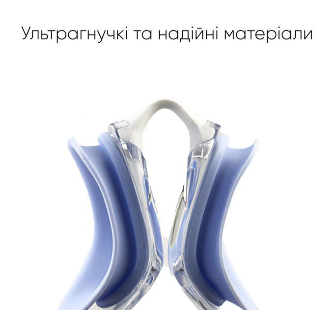 Підліткові (дорослі) Окуляри для плавання Renvo Mira JR Anti-fog Блакитний OSFM (2SG230-06)