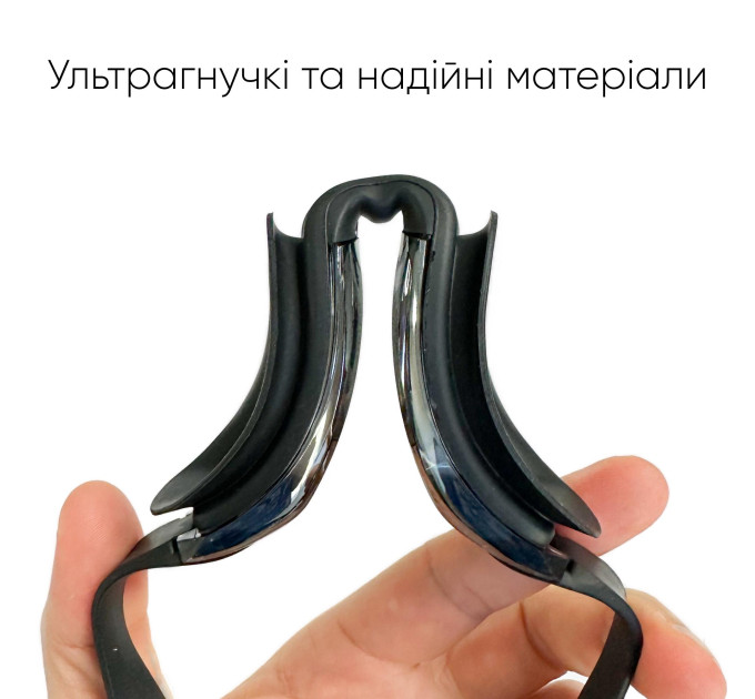 Окуляри для плавання Renvo Gilgit Уні Anti-fog Чорний OSFM (2SG520-01)