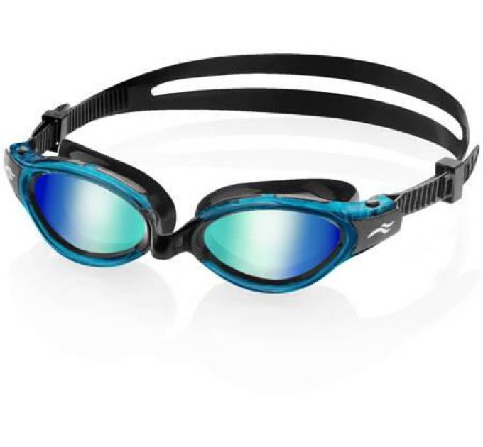 Окуляри для плавання Aqua Speed TRITON 2.0 MIRROR 60412 чорний, бірюзовий Уні OSFM 283-02