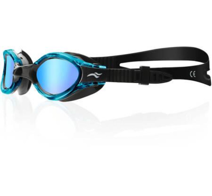 Окуляри для плавання Aqua Speed TRITON 2.0 MIRROR 60412 чорний, бірюзовий Уні OSFM 283-02