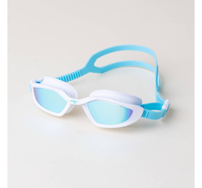 Окуляри для плавання Aqua Speed RAVEN MIRROR 61425 білий, бірюзовий Уні OFSM 5905718614257 Окуляри для плавання Aqua Speed RAVEN MIRROR 61425 білий, бірюзовий Уні OFSM 5905718614257