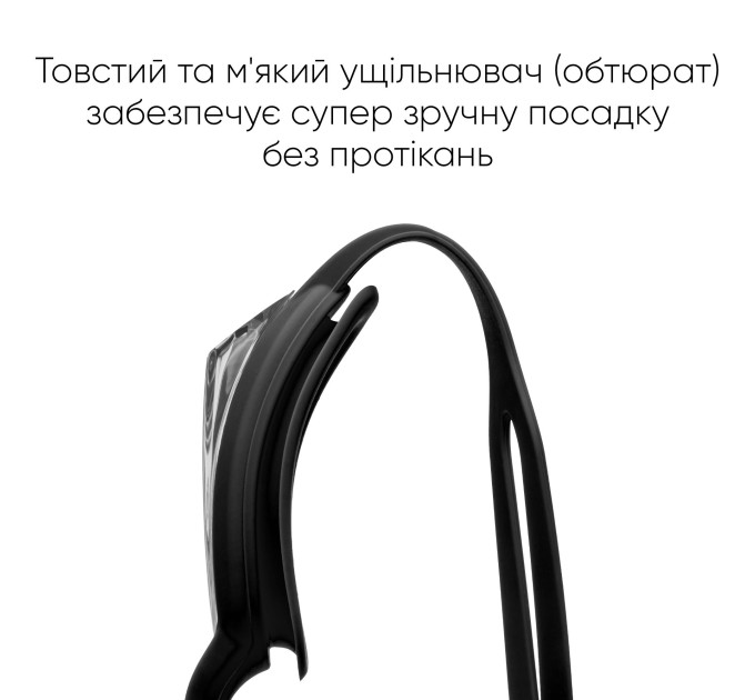 Окуляри для плавання Renvo Jinsuo Уні Anti-fog Чорний OSFM (2SG140-01)