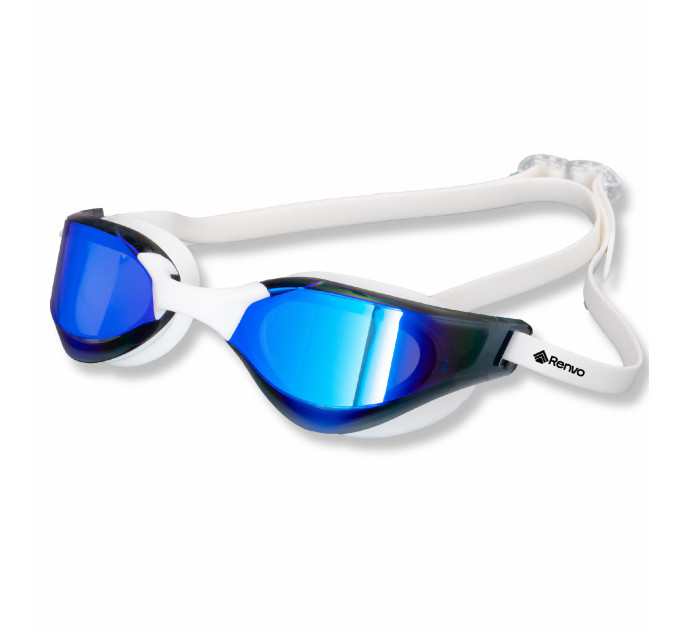 Окуляри для плавання Renvo Alat Pro Уні Anti-fog Білий Синій OSFM (2SG610-0306)