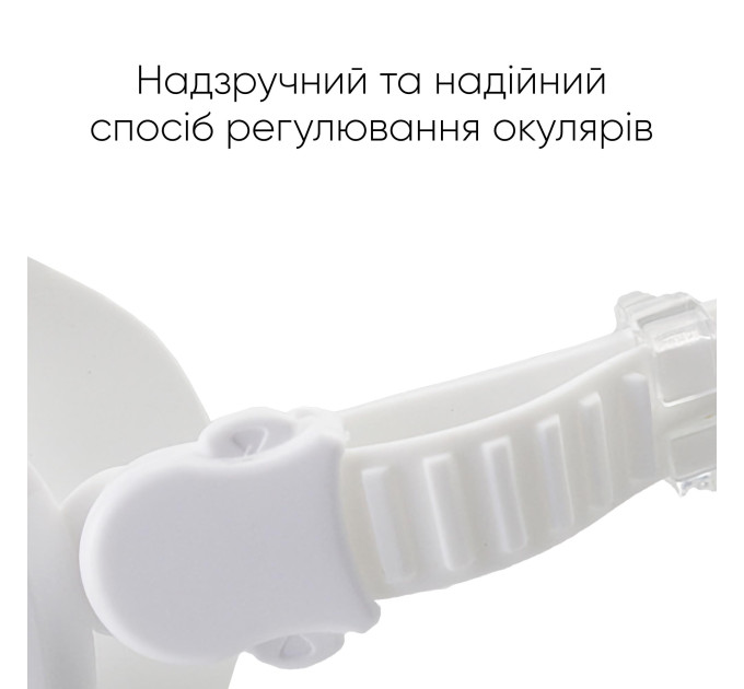 Маска для плавання Renvo Kariba Уні Anti-fog Чорний, Білий OSFM (2SM100-03)